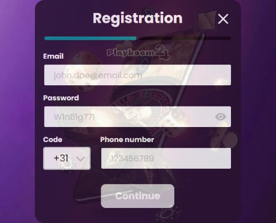 Playboom24 login